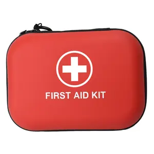 Anthrive 98 PCS Medical Supplies Waterproof Emergency Kit EVA Case Medical First Aid Kit For Travel Home Office Camping Hiking