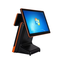 Terminal de point de vente Wi-Fi 6 avec écran tactile 15,6 pouces, Windows/Android, caisse enregistreuse tout-en-un pour magasins de vêtements, restaurants, garantie d'un an