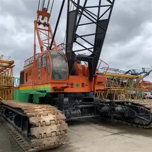 अच्छा चल रहा हालत HITACHI KH700 इस्तेमाल किया क्रॉलर क्रेन/जापान मूल 150 टन HITACHI KH700-2 दूसरा हाथ क्रॉलर क्रेन