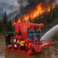 Pompe à incendie à faible bruit, haute efficacité, grand débit (GPM), moteur diesel, pompe à incendie haute pression, pompe à incendie diesel