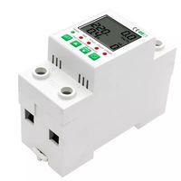 Compteur intelligent WiFi moderne sur mesure et protecteur d'énergie pour la maison, contrôle par application, 100-240V électrique