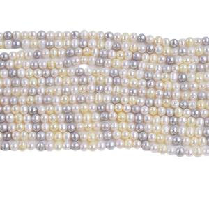 Perlas de Agua Dulce Naturales de Zhuji, Color Caramelo, 5-6 mm, Hechas a Mano, Perforadas, Accesorios de Joyería DIY, Forma Keshi, Venta al por Mayor - Product Image 5