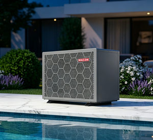 <span class=keywords><strong>Pompe</strong></span> à <span class=keywords><strong>chaleur</strong></span> pour piscine R410A 11KW à fréquence variable pour usage extérieur avec contrôleur LCD et fonction Graffiti - Product Image 4