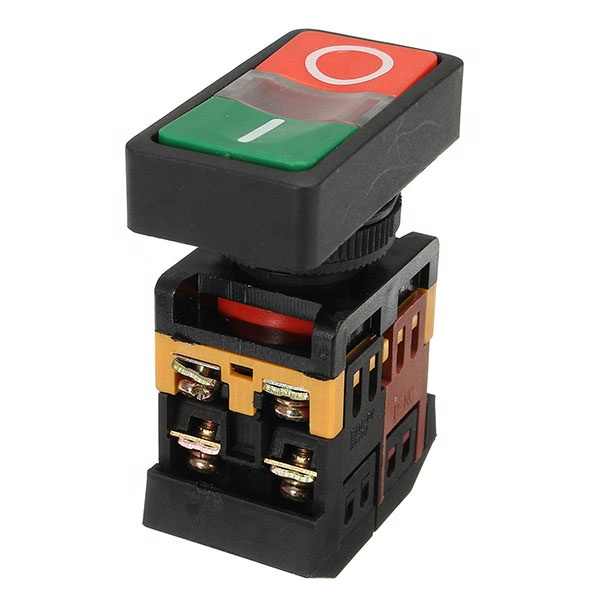AS-22N START STOP Push Button With Light Indicator Momentary Switch