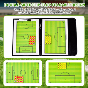 Kit Lavagna Tattica Magnetica da Calcio per Allenatori all'Ingrosso, Cartellina Portatile per Strategie Cancellabile a Secco - Product Image 2