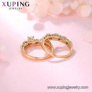 13724 Xuping 18k Gold New Style <strong>Ring</strong> <strong>Set</strong> with Zircon, Gold Fashion Jewelry Wedding <strong>Couple</strong> <strong>Ring</strong> <strong>Set</strong> - Product Image 4
