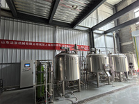 Equipo para la Elaboración de Kombucha, 500L 1500L, Línea de Producción Pequeña, Recipiente a Presión, Bomba, PLC, Enfriamiento por Glicol, SUS304