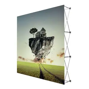 Advertising Pop-up Displays Full Color Printing Digital Backdrop Outdoor Rollup Banner Display For Business Advertising