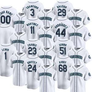 2025 Heren/Dames Seattle Home Limited Jersey Custom Baseball Shirts Gestikte Geborduurde Jeugd Uniformen Sportkleding - Product Image 1