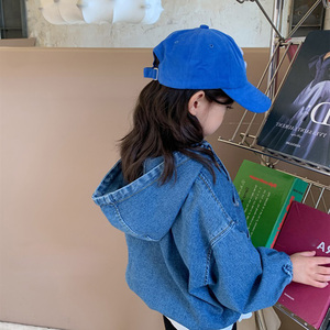 <span class=keywords><strong>Veste</strong></span> à capuche en <span class=keywords><strong>jean</strong></span> pour fille et garçon, nouveau style 2023 - Product Image 4