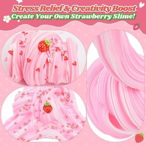 JITENG Offre Spéciale : Kit de <span class=keywords><strong>Slime</strong></span> au Beurre Personnalisé, <span class=keywords><strong>Slime</strong></span> Moelleux Non Collant aux Fruits, <span class=keywords><strong>Slime</strong></span> Bonbon au Beurre et <span class=keywords><strong>Slime</strong></span> Gâteau <span class=keywords><strong>Licorne</strong></span> - Product Image 5