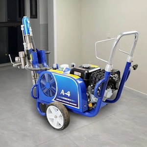 يتم استخدام آلة رش والمعجون الهيدروليكية عالية الطاقة لرش الجدار وتوزيعه. - Product Image 6