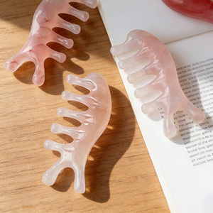 Nuevo Peine de Masaje Multifuncional con Forma de Cola de Delfín, Tabla de Raspado de Resina para Mujer, Terapia Facial, Artefacto para el Hogar, Venta al por Mayor - Product Image 6