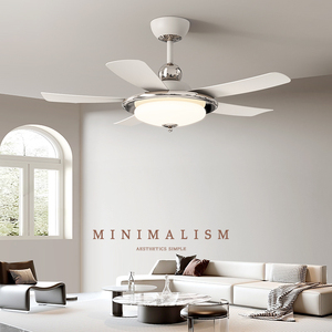 Nouveau <span class=keywords><strong>Ventilateur</strong></span> de Plafond LED Moderne 52 Pouces 2026, 5 Pales, Télécommande, Meilleur <span class=keywords><strong>Lustre</strong></span> de Chambre, Grand Luminaire Économique, Décoration Maison Moderne et Élégante - Product Image 1