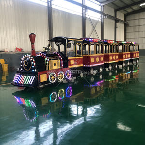 รถไฟไฟฟ้าสำหรับเด็กในสวนสนุก<span class=keywords><strong>แบ</strong></span>บไม่มีรางสำหรับใช้ในร่มและกลางแจ้งดีไซน์<span class=keywords><strong>ล่าสุด</strong></span> - Product Image 1