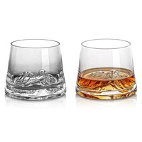 Luxe Mount Fuji Design Borosilicaatglas Shot Glas Clear Drink Wijn Glas Cup Whisky Rocks Tuimelaar Bar Spirit Glazen