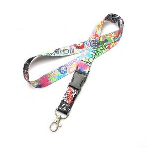 Custom Eco-friendly <b>Polyester</b> Printed Logo Gravure & Offset Printing <b>Lanyard</b> Heat Press Machine Included Durable Cost Effective - Product Image 1
