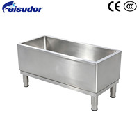 Évier de lavage intégré en acier inoxydable pour cuisine professionnelle, idéal pour balcon extérieur – Vente directe