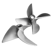 Impeller Baja Karbon Tipe Vane Terbuka untuk Suku Cadang Pompa Air, Pengecoran Lilin Hilang, Komponen Pompa Buatan Khusus, Pemasok