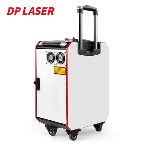 Casing Troli Laser Portabel Penghilang Karat, Mesin Pembersih Genggam Laser Serat Laser Harga Mesin Pembersih