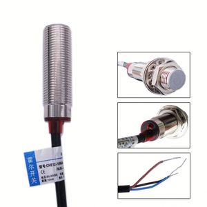 Cảm biến hội trường NJK-5002C công tắc từ gần 10mm đồng thau mạ niken M12 ba dây NPN thường mở phát hiện từ tính - Product Image 2