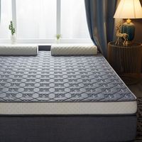 Matelas en Latex de Luxe Épais 9 cm pour Lit Simple ou Double, Adulte, Étudiant, Enfant, en Mousse à Mémoire de Forme et Latex Santé