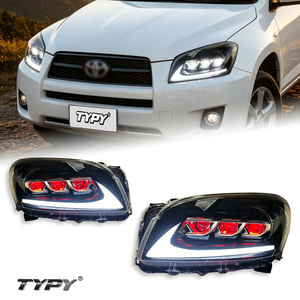 Kit de conversion de lentilles de phares LED TYPY pour Toyota RAV4 2009-2012 avec feux de jour et clignotants séquentiels - Product Image 1