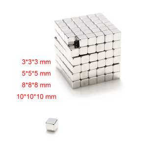 Tesseract magnético permanente multiusos potentes imanes cuadrados NdFeB 5x5x5mm 3x3x3mm cubos magnéticos de neodimio - Product Image 4