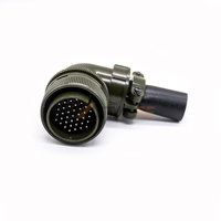 Connecteur à douille à 90 degrés MS3108A28-21S, raccord fileté 37 broches, compatible MS3106A28-21P MS3102A28-21S, équipement d'automatisation