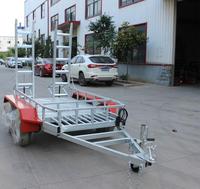 8 pieds auvent ouverture fermée Pantech voiture aile Van semi-remorque 7x4 camping-car Atv utilitaire fabricant soudé métal 7x4 voiture remorques