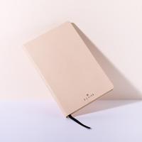 Carnet de notes en cuir PU noir souple A5 avec logo imprimé de journaux personnalisés de luxe