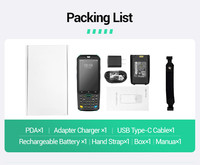Terminal de collecte de données PDA industriel Android Lecteur de codes-barres 2D Mindeo A82 IP68 Octa-core 4 pouces 4G LTE Terminaux portables WiFi NFC