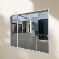 Puerta Corredera de Vidrio Templado y Aleación de Aluminio a Medida, Puerta Corredera Interior Hecha a Medida para Cocina o Balcón