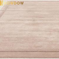 KNOWDOW Tapis en laine de fibre de bambou naturelle Tapis minimalistes de luxe légers personnalisés Salon Chambre à coucher Tapis moderne Salon