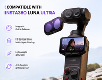 Kit de filtres pour objectif en verre trempé magnétique pour caméra d'action Insta360 Luna ND CPL VND Black Mist Cinebloom