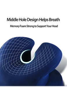 Ergonomic <b>Memory</b> Foam Desk Nap <b>Pillow</b> - Anti-Compression Arm & Breathable Hole Design for Office Siesta, Adult & Kids Sizes - Product Image 6
