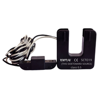 Transformateur de courant toroïdal à noyau divisé monophasé YHDC SCT019 (19 mm) avec sortie de tension, noyau en permalloy, entrée 50-200 A, sortie 0,333 V CA