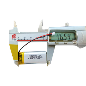 DTP 602045 baterai polimer <span class=keywords><strong>Li</strong></span> <span class=keywords><strong>3.7v</strong></span> <span class=keywords><strong>500mah</strong></span> dapat diisi ulang kantong kecil Lithium <span class=keywords><strong>Ion</strong></span> jam baterai ponsel - Product Image 2