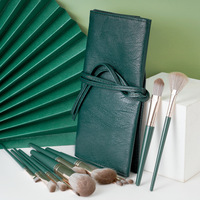 Ensemble de 14 pinceaux de maquillage en fibres synthétiques Cangzhou Lvyun (pinceaux visage, fard à paupières, fond de teint, anticernes, blush, contour)
