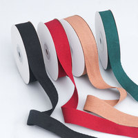 Vente en gros de ruban à chevrons en coton ruban de sangle de tissu inélastique personnalisé accessoires de vêtements ruban de sangle coloré