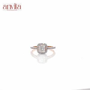 Anillo de Diamantes de Plata de Ley 925 de Lujo, Elaborado con Opciones de Oro de 10K, 14K y 18K, Joyería Fina, Diseño para Boda, Compromiso y Aniversario - Product Image 2