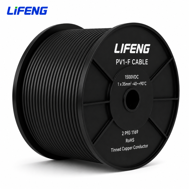 Photovoltaic Cable Solar PV Cable 2x4mm² Flexible UV Resistant Halogen Free CE RoHS Solar System Power Cable Zonne Kabel