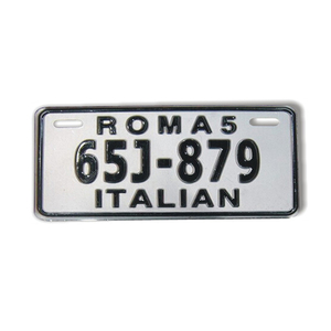 Rome Italie personnalisé en relief plaque d'immatriculation de voiture voiture <span class=keywords><strong>sans</strong></span> <span class=keywords><strong>permis</strong></span> - Product Image 1
