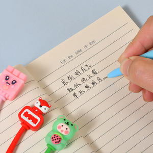 प्राथमिक विद्यालय के छात्रों के लिए रचनात्मक प्यारा नीला 0.5 मिमी जेल पेन तनाव राहत छात्र प्लास्टिक के लिए उच्च मूल्य कार्टून रॉकिंग डिजाइन - Product Image 4