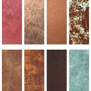 Revêtement mural métallique doré de luxe sur mesure à <span class=keywords><strong>effet</strong></span> toucher doux pour murs intérieurs - Product Image 2
