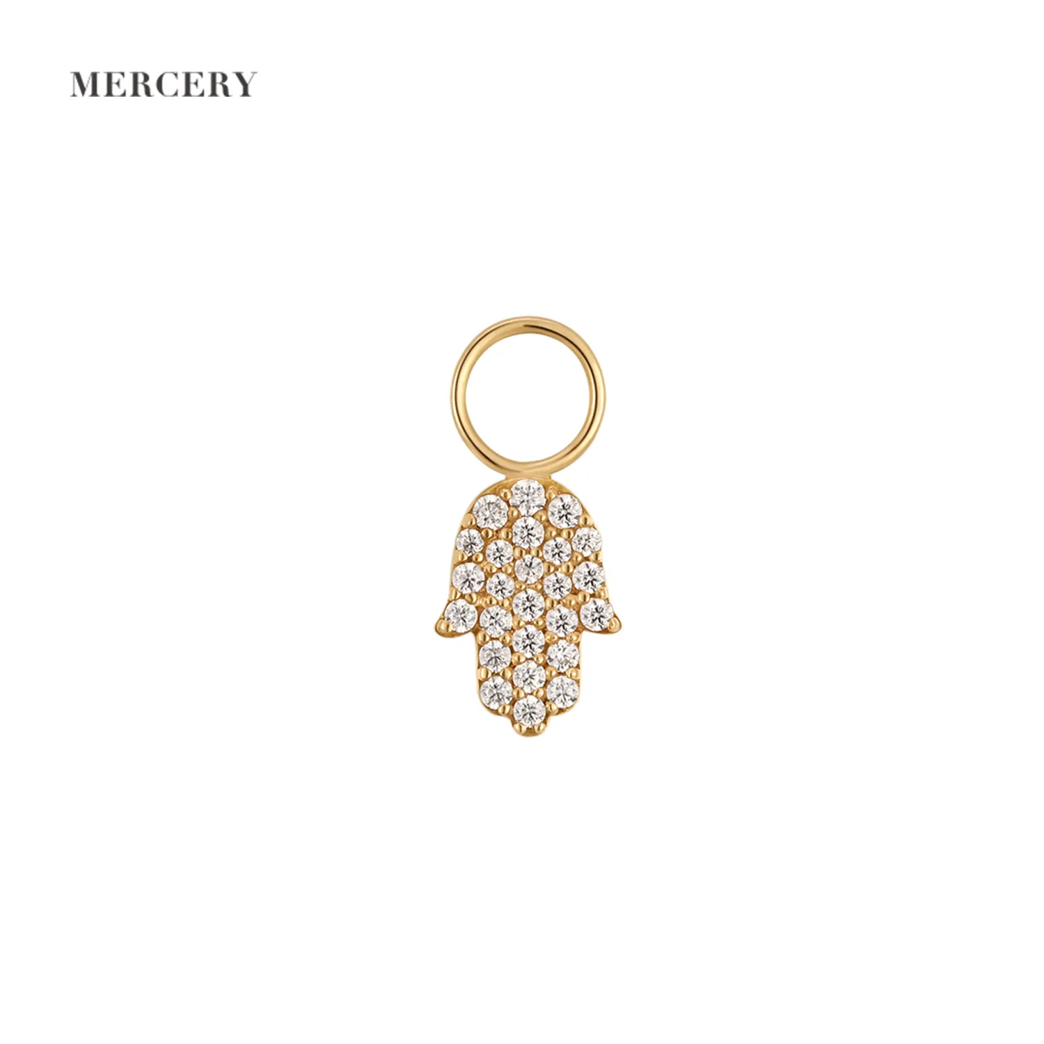 Mercery توقعات شخصية قلادة OEM ODM اللؤلؤ مجوهرات مخصصة اكسسوارات الحقائق 14K الصلبة الذهب Jewelri القرط Diy سحر