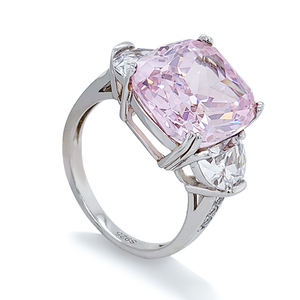 Anillo de compromiso de plata de ley 2020 con piedra amarilla, nuevo diseño, 925 - Product Image 4