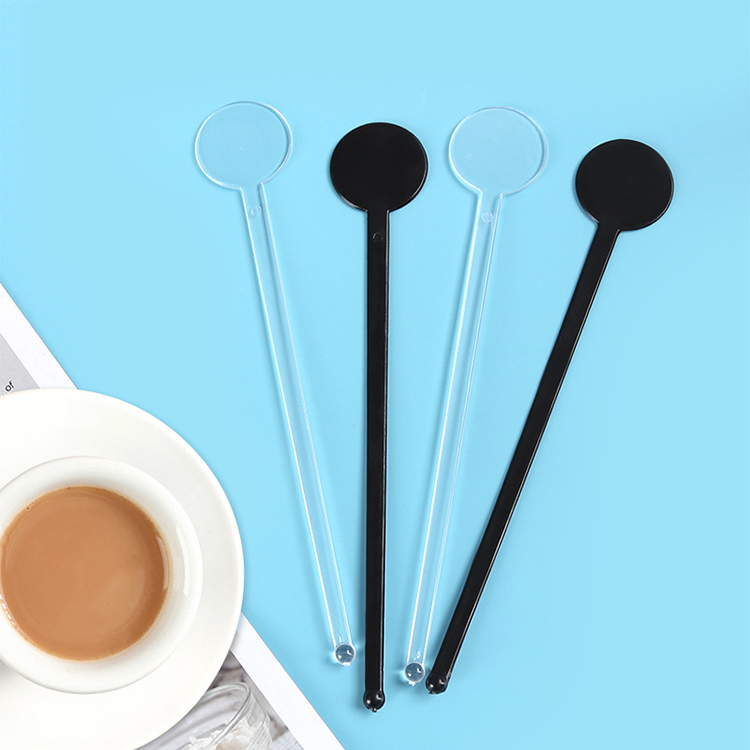 Custom Logo Disposable Plastic Coffee Stirrer