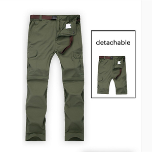 Pantaloni <span class=keywords><strong>Cargo</strong></span> da uomo leggeri da arrampicata da uomo smontabili sottili da primavera estate - Product Image 6