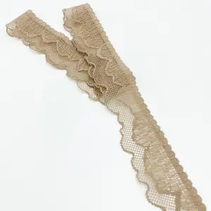 Decoração do casamento Natal Pacote Bordado Net Lace Trimming Tecido Elastic Lace Strap Para Acessórios De Costura